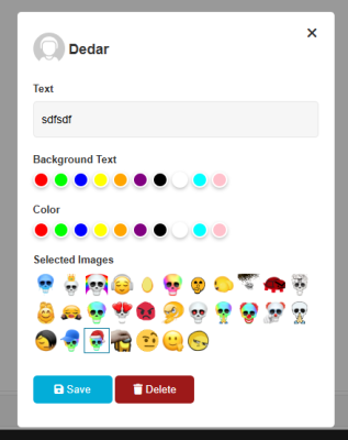 Profile Text Admin Addons